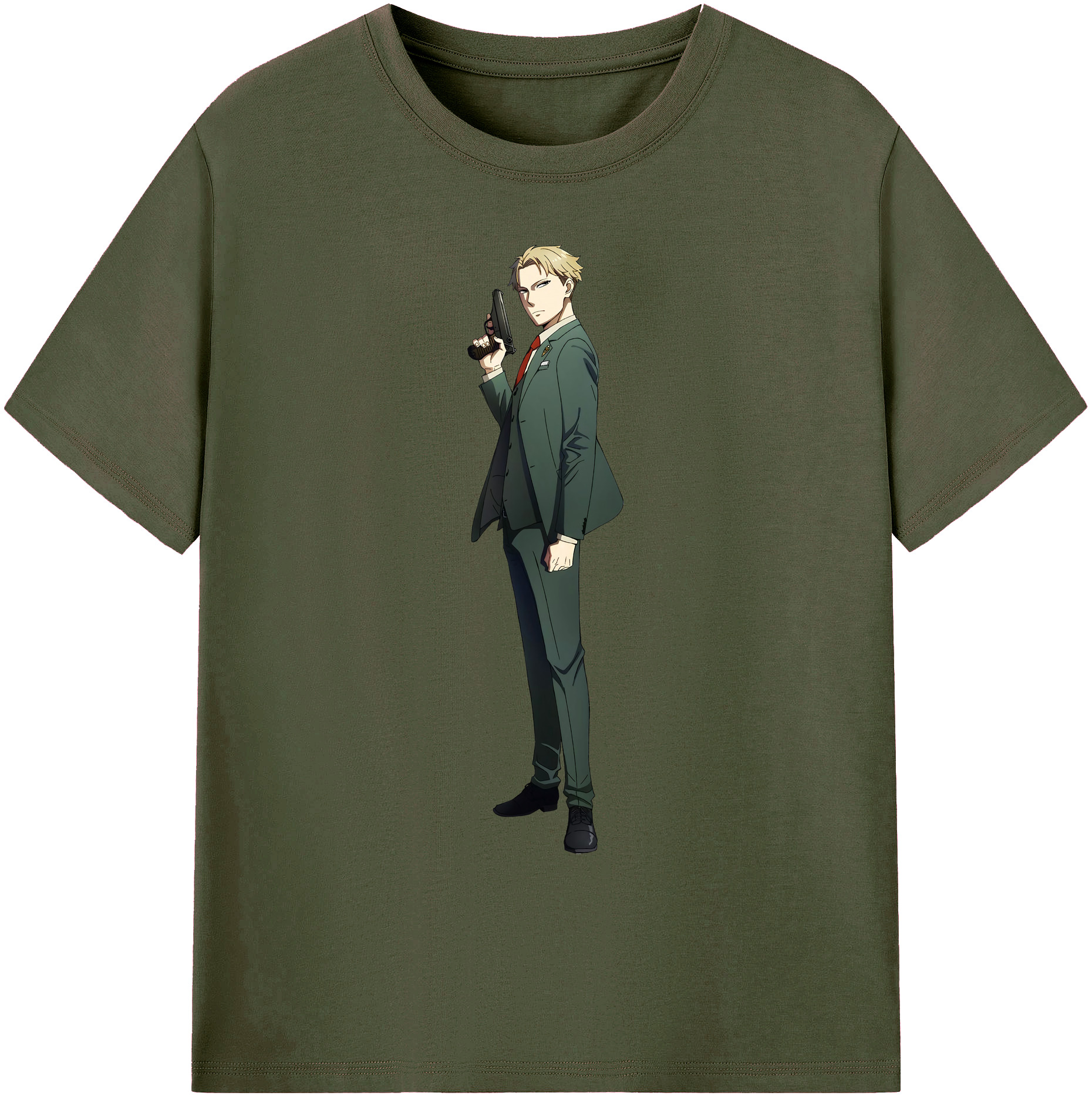 （画像用） SPY×FAMILY间谍家家酒 綿100％ メンズ半袖Tシャツ｜肌触りやわらか＆通気性